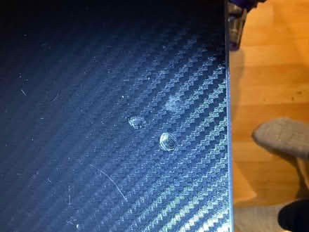 Photo of free Black desk. (Walton-on-Thames KT12) #2