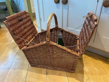 Photo of free Large wicker hamper (Christleton CH3) #2