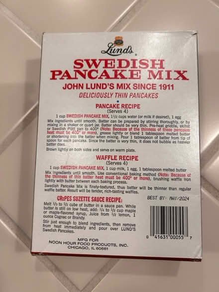 Photo of free Pancake mix x2 (east Petaluma) #2