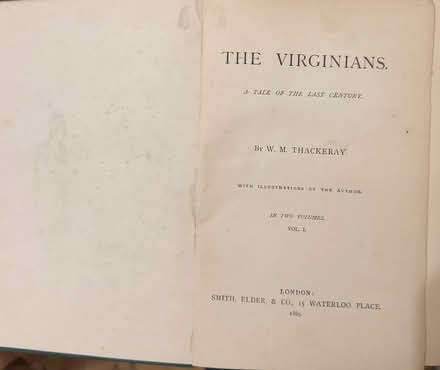 Photo of free Book - The Virginians (East Dulwich SE22) #2