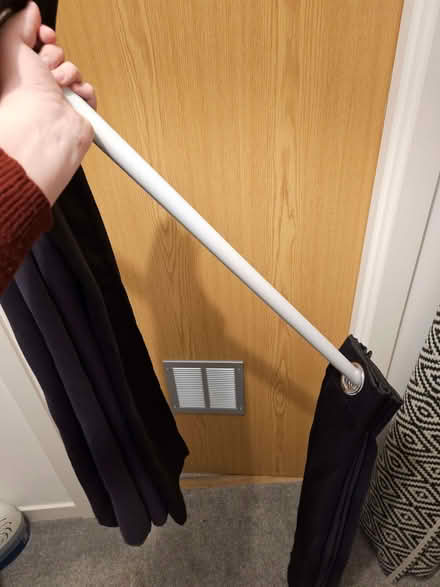 Photo of free Extendable friction-held curtain rail + short curtains (Craigmillar EH16) #1