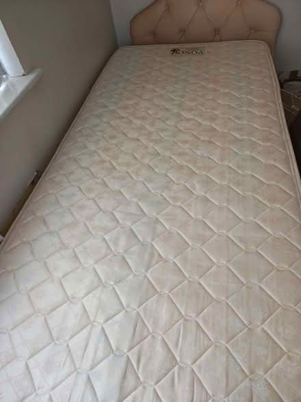 Photo of free Single bed - usable but not in perfect condition (Wylde Green B72) #1