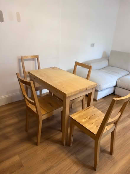Photo of free IKEA table and chairs (Rochford SS4) #1