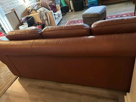 Photo of free Real leather sofa from Italy (NW Evanston) #3
