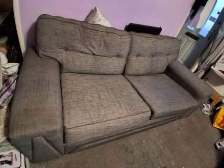 Photo of free Grey sofa (Hitchin SG5) #2