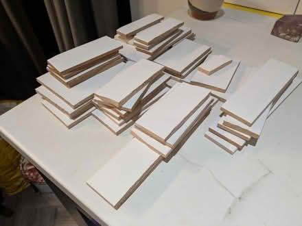 Photo of free White tile offcuts (Nottingham) #1