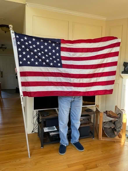 Photo of free Large American Flag on pool (Glastonbury Center) #1