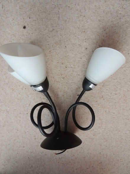 Photo of free 3 Opal Glass Ceiling Light (Great Moulton NR15) #1