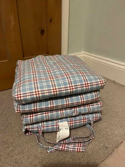 Photo of free IKEA outdoor chair cushions x 4 (Lower Weston) #1