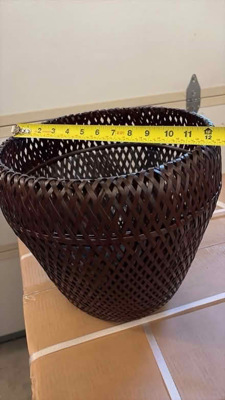 Photo of free Woven brown basket in great shape (Cupertino by De Anza College) #1