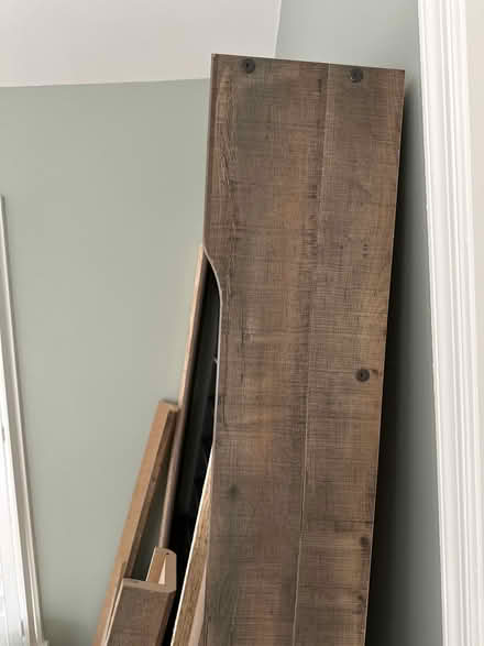 Photo of free Brown twin bed frame (Warrenton, va) #1