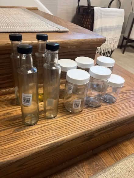 Photo of free Glass bottles for kitchen/food (Chevy Chase, md) #1