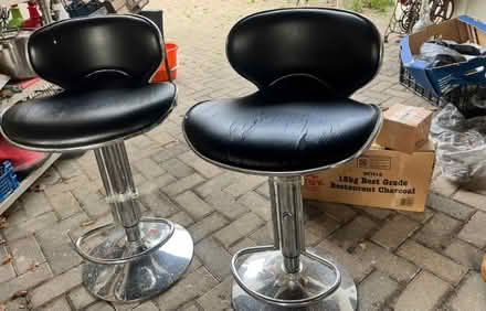 Photo of free 2 breakfast bar stools (Ig8 Woodford green) #1