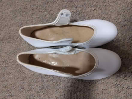 Photo of free White tap shoes, size 2 (Lower Earley RG6) #2