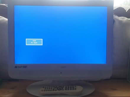 Photo of free 19" white tv/dvd combo Technika (NN7 weedon) #1
