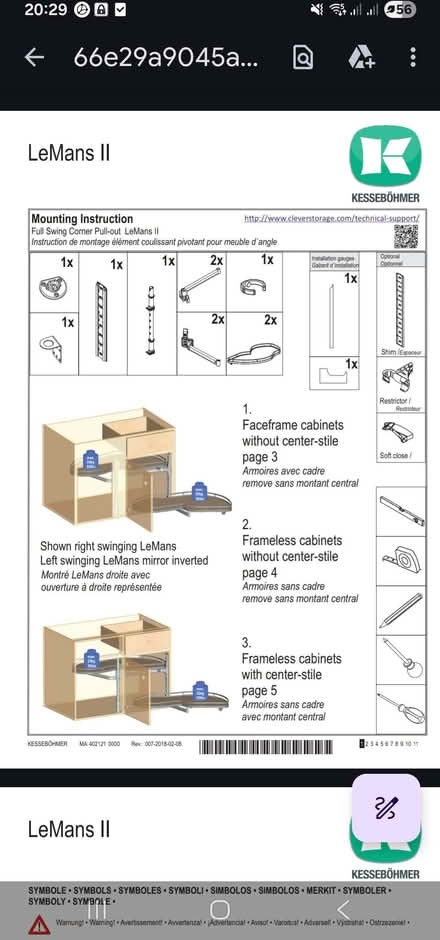 Photo of free Corner cupboard pull-outs (TN25) #2