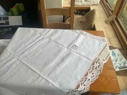 Photo of free Large embroidered/lace tablecloths (Fairfield LA1) #3