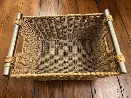 Photo of free Woven basket with handles (Lower Weston) #1