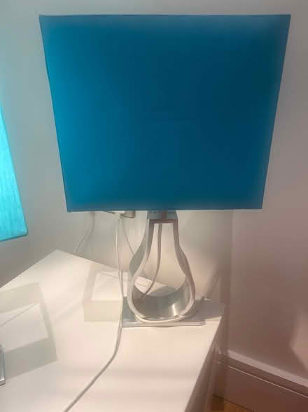 Photo of free 2 turquoise lamps (SW9) #3
