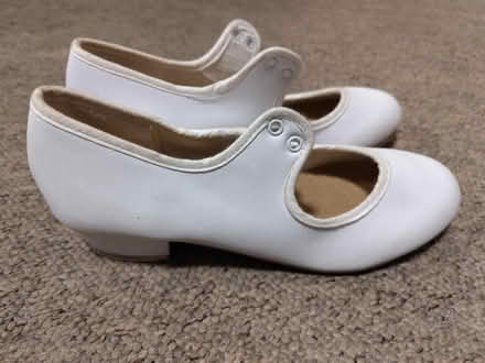 Photo of free White tap shoes, size 2 (Lower Earley RG6) #1