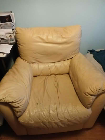 Photo of free 2 leather arm chairs (AL4) #2