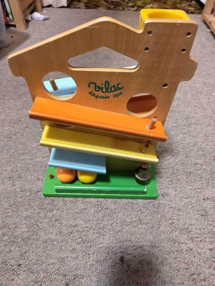 Photo of free Preschool Vilac wooden rolling ball toy (Lower Earley RG6) #1