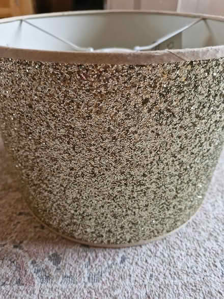 Photo of free Gold sparkly lampshade (Mickleover DE3, Derby) #2
