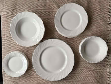Photo of free White China Dinner Service - 6 places (almost) (Gayton CH60) #1