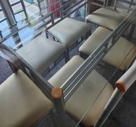 Photo of free dining table & six matching chairs (Brighton Hill Basingstoke) #3