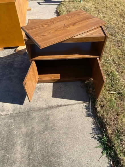 Photo of free TV/ microwave cart (West Allen) #2