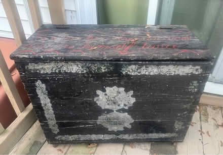 Photo of free Vintage wood box (West Springfield) #2