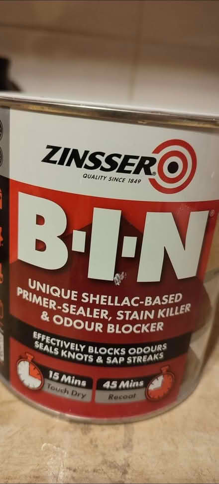 Photo of free Zinsser prime-sealer x1 (Culverhouse Cross CF5) #2