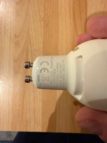 Photo of free 5 x Phillips gu10 led bulbs (Dean Row SK9) #2