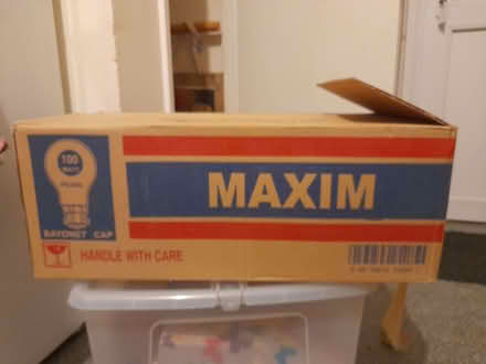 Photo of free Box of old style lightbulbs (Stisted CM77) #1
