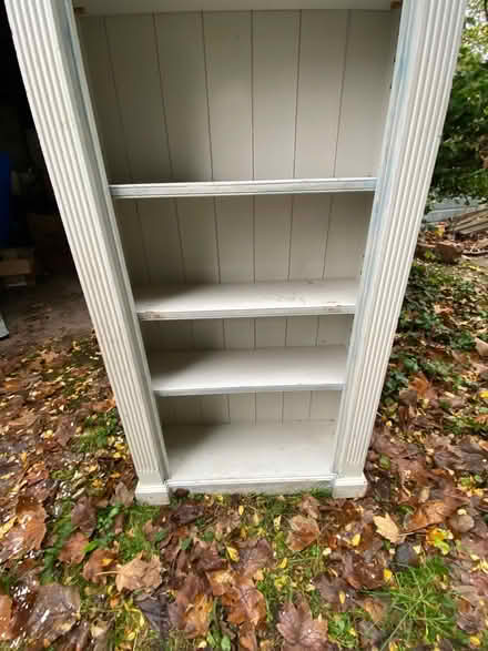 Photo of free Tall, wooden shelves. (Merton Park SW19) #3