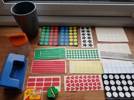 Photo of free Sticky labels & desk/office items (Kendal LA9) #1