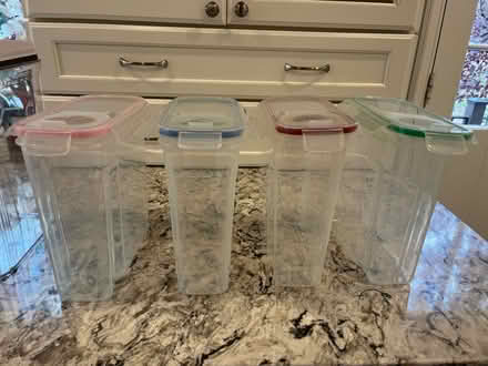 Photo of free 4 matching food storage containers (Chevy Chase, md) #1