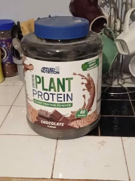 Photo of free Approx 1kg of chocolate protein powder (Kingsholm GL1) #1
