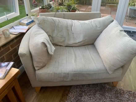 Photo of free Small 2 seater or snuggle chair (Rustington BN16) #2