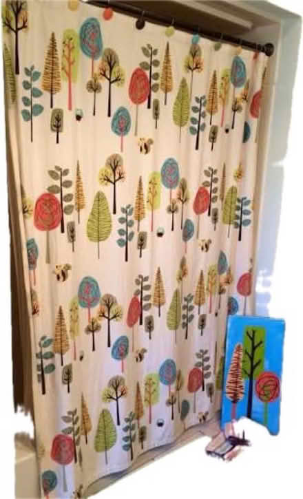 Photo of free Shower curtain lightly used (Camden and Leigh) #1
