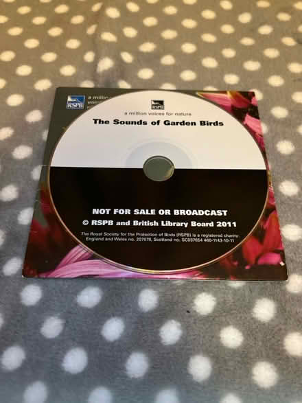 Photo of free Bird sounds cd (Jennetts park RG12) #2
