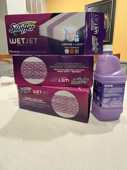 Photo of free Swiffer wet jet pads and solution (Washington, DC, 20003) #1