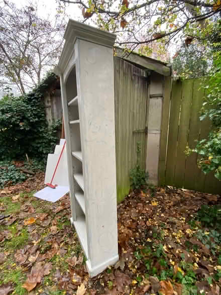 Photo of free Tall, wooden shelves. (Merton Park SW19) #4
