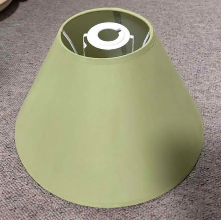 Photo of free Lime green lamp shade, 34cm diameter (Lower Earley RG6) #1