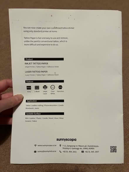 Photo of free Print your own temp tattoo sheets (East Chesterton CB4) #2