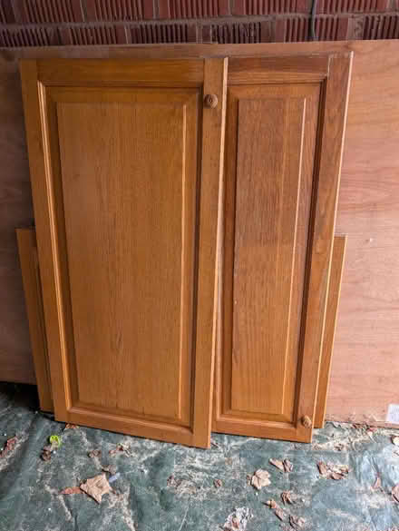 Photo of free Old wood kitchen doors (Oakwood, LS8) #2