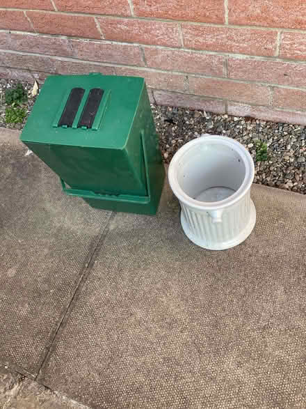 Photo of free Tall White China Pot (Oswestry SY11) #1