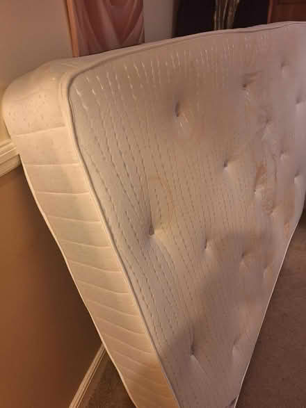 Photo of free Pine bed and mattress..dismantled (Newcastle under lyme St50pt) #1