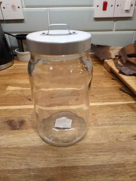 Photo of free Glass jar with lid (Royston SG8) #1