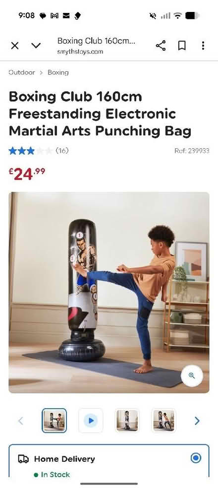 Photo of free Boxing 160cm Electronic Punch Bag Martial Arts (Stagden Cross CM3) #2